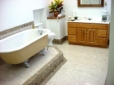 Third floor marble bathroom